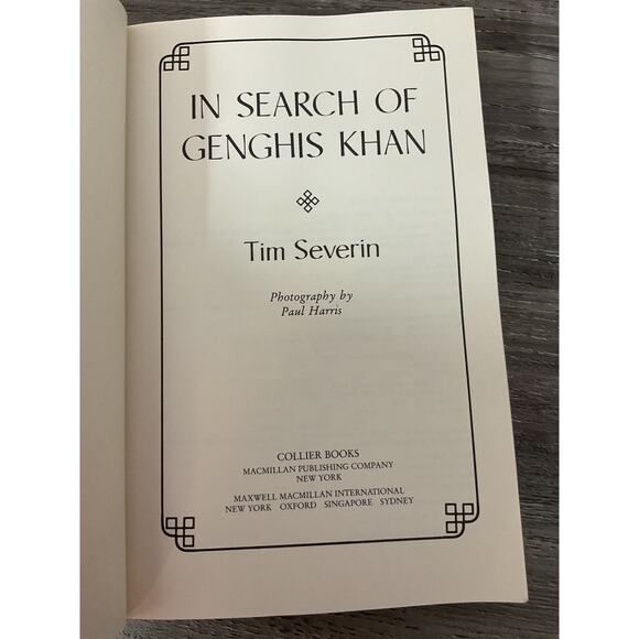 1991 In Search of Genghis Khan by Tim Severin Paperback - Picture 4 of 9